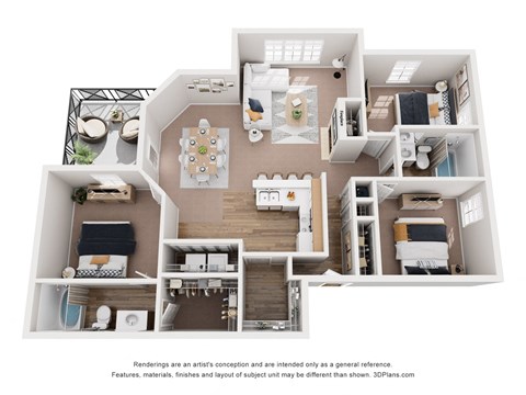 the outlook floor plan  1 bedroom 840 sq ft